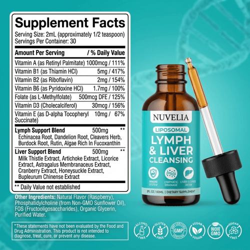 Nuvelia® Liposomal Lymph & Liver Cleansing Drops